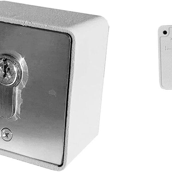 Selector de llave exterior de superficie de 2 contactos para accionamiento de motores de puertas de garaje, persianas comerciales, automatismos eco 2