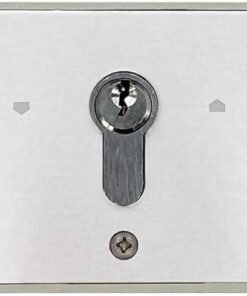 Selector de llave exterior de superficie de 2 contactos para accionamiento de motores de puertas de garaje, persianas comerciales, automatismos eco