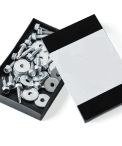 Caja 24 tornillos y arandelas para cremallera nylon motor corredera