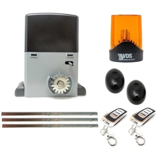 Kit motor puerta corredera AT Plus 2500kg con cremallera de acero
