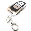Mando de garaje diseño cromado TX4 rolling code 433 mhz