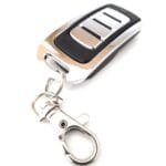 Mando de garaje diseño cromado TX4 rolling code 433 mhz