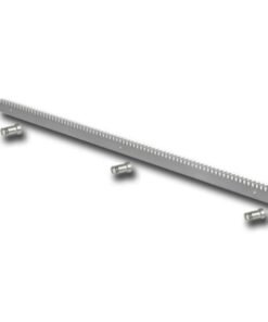 Cremallera dentada acero para motor corredera (1 metro) medida 30 x 12, barra rack guia