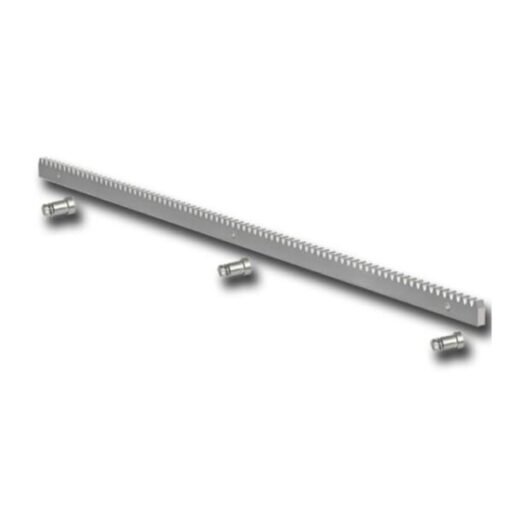 Cremallera dentada acero para motor corredera (1 metro) medida 30 x 12, barra rack guia