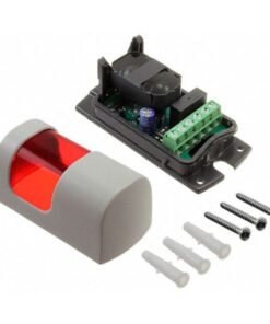 Fotocélula de reflexión con espejo PD86 para puertas de garaje automáticas, sensor para puerta, rayo infra rojo, haz de luz, polarizada, similar a erreka ft08