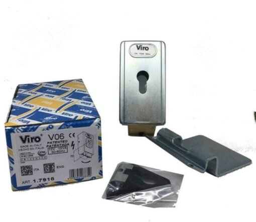 Cerradura eléctrica suelo VIRO V06 para puertas de garaje 1