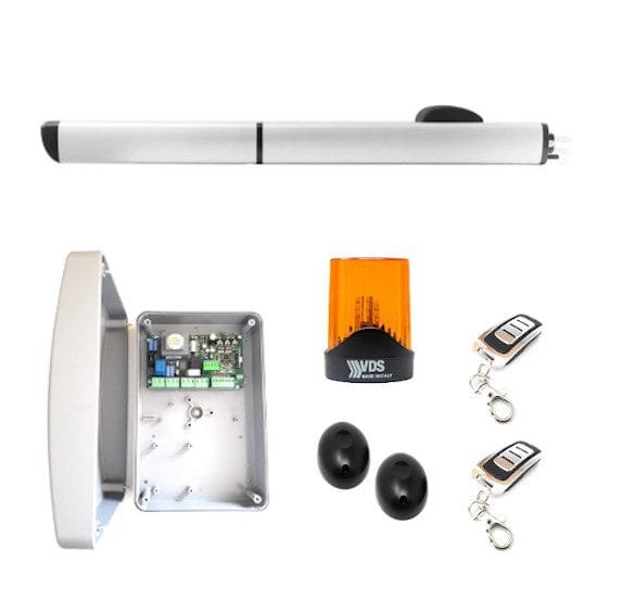 Kit motor doble puerta batiente abatible PH 270 hidráulico 1 hoja y 4 metros, brazo hidráulico puerta garaje
