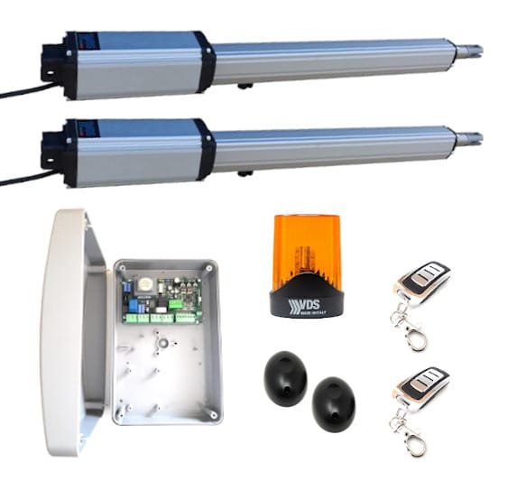 Kit motor puerta batiente abatible 2 hojas Linear 11 230v vds