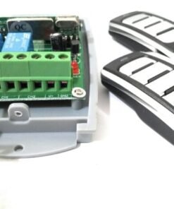 Kit radio receptor y mandos para garaje ECO rolling code, receptor radio frecuencia para puertas de garaje