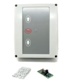 Kit motor industrial corredera TOM 4000kg 230-380v - cuadro de maniobras trifásico 230v, 380v para motores de puertas