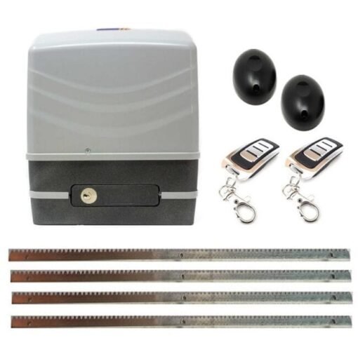Kit Motor puerta corredera 600 Kg VDS SIMPLY 230v con cremallera de acero de 30 x 12