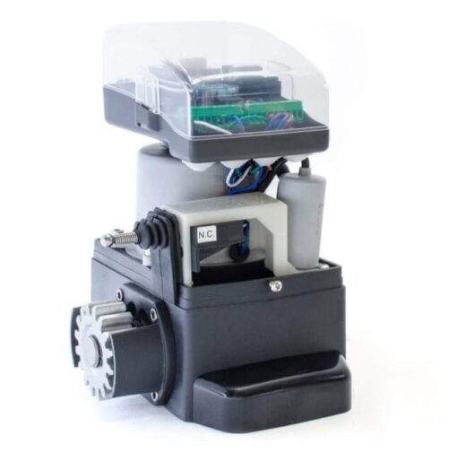 Kit motor puerta corredera Bravo 500kg 230v con cremallera de nylon 7