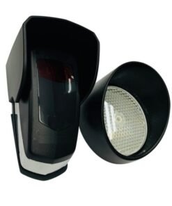 Fotocélula de espejo Motorline MFE con protecciones, alimentación 12v o 24v, orientable. Para motores de puertas de garaje automáticas