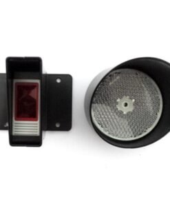 Protector es viseras de metal para sensor fotocélula de espejo Carlo Gavazzi PMP12RG 1