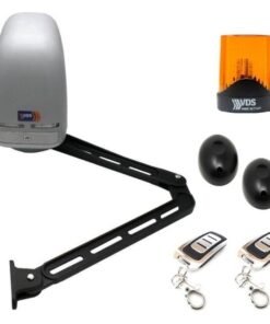 Kit motor articulado IBIS 24v puerta batiente abatible con placa de control incorporada
