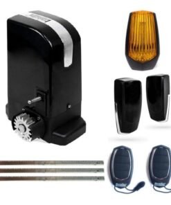 Kit motor puerta corredera Bravo 500kg 230v con cremallera de nylon