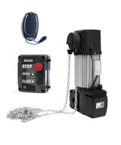 Kit motor puerta seccional industrial KVM tracción al eje - 1