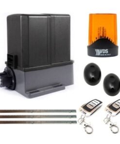 Kit motor puerta corredera EMFA CU 500kg 230v con cremallera de acero, fotocélula y mandos