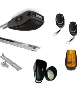 Kit motor puerta seccional Motorline Rosso Evo 120 con guia, mandos, fotocélula y lampara destellos