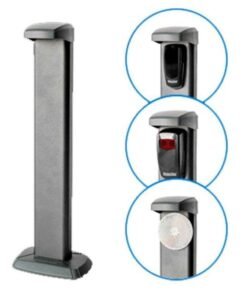 columnas de aluminio para fotocélulas de puertas de garaje, modelo Motorline SUP-MF