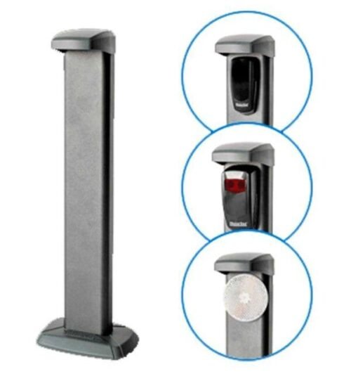 columnas de aluminio para fotocélulas de puertas de garaje, modelo Motorline SUP-MF