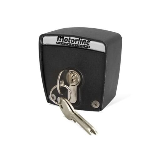 Selector de llave de contacto SCMV150 para automatismos , con 3 llaves de serreta y cilindro europeo 8
