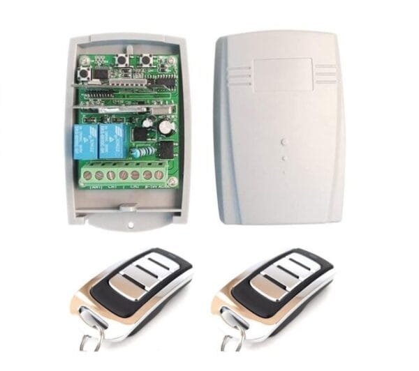 Kit radio receptor WIFI + RF y mandos para garaje ECO 3