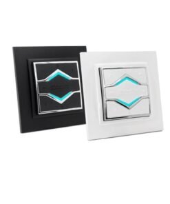 Mando de pared inalámbrico Motorline MX93 | MX94 - Blanco - negro