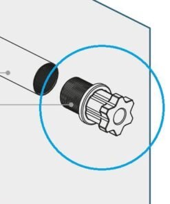 Repuesto nylon tornillo sin fin motor Motorline Jag