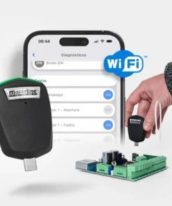 Mconnect link de Motorline, receptor WIFI para conectar en motores de puertas de Motorline, abrir puerta de garaje con el movil