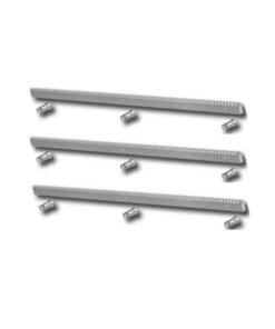 Pack 3 metros cremallera acero motor corredera