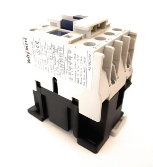 Contactor trifásico 25A para bomba de agua 2