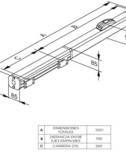 FAAC SB 400 motor hidráulico puerta batiente reversible