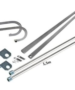 Kit Brazos Curvos telescópicos para puertas basculante contrapesadas