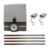 Kit motor corredera CARRERA 800KG con 4 metros cremallera acero 5