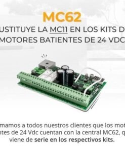 Cuadro control puertas batientes 24V Motorline MC62 2