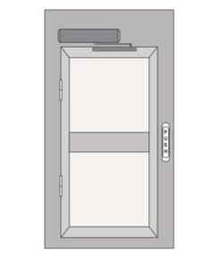 Motor para puerta peatonal automática SW100 3