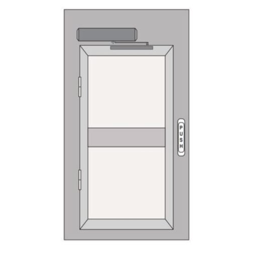 Motor para puerta peatonal automática SW100 3