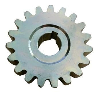 Piñón engranaje cincado motor corredera Z19 M4