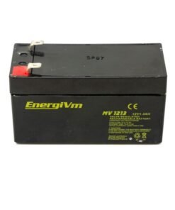 Batería recargable de 12v y 2Ah de capacidad para utilizar como reserva en motores de puertas de 12v y 24v. Para usar en motores de 24v hacen falta 2 baterías conectadas en serie.
