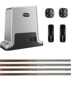 Kit motor puerta corredera 1000kg -MATIKGATE RACE 1000 - 4 metros cremallera dentada de acero 30x12