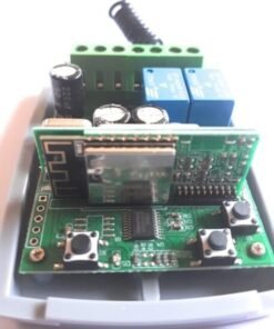 Kit radio receptor WIFI de 2 canales con 2 mandos de garaje 2