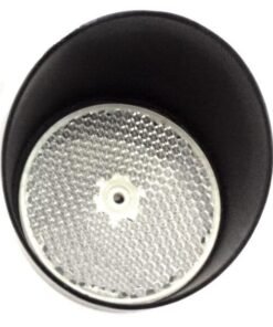 Visera protección metal espejo reflector fotocélula
