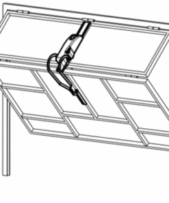 Herraje brazos saxo motores basculantes apertura exterior 1