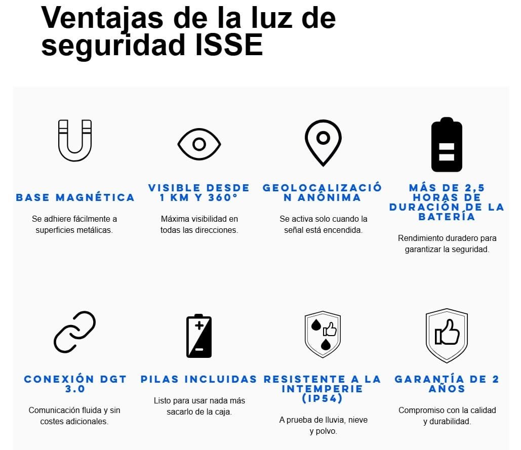 LUZ BALIZA V16 PRO GEOLOCALIZADA 3.0 TARJETA SIM IP54 B-MAG-1
