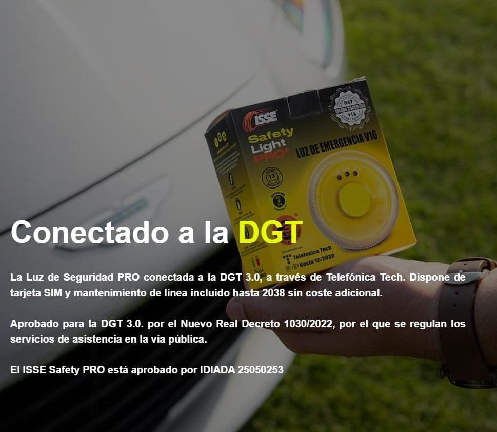 LUZ BALIZA V16 PRO GEOLOCALIZADA 3.0 TARJETA SIM IP54 B-MAG-2