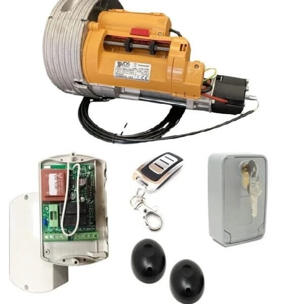 Kit motor puerta enrollable Roll Pro 180k con electrofreno