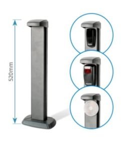 Columna de aluminio de 52cm para fotocélulas SUP-MF 2 columnas