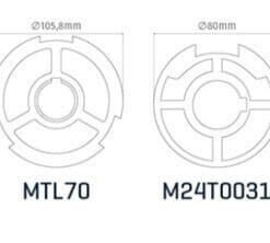 Motor tubular para persiana y toldo TUB140 6
