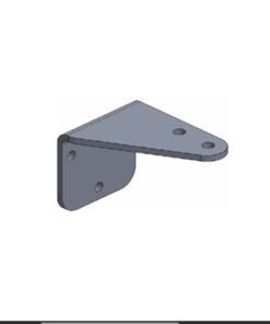 Chapa soporte trasero motor puerta abatible Motorline Jag. Soporte trasero de repuesto para el motor de puerta abatible Motorline JAG. Disponible en formato derecho e izquierdo.